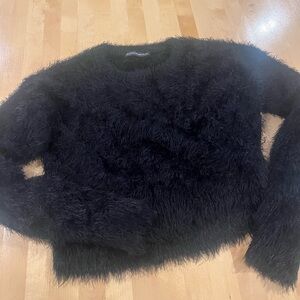 Brandy Melville Furry Cropped Sweater